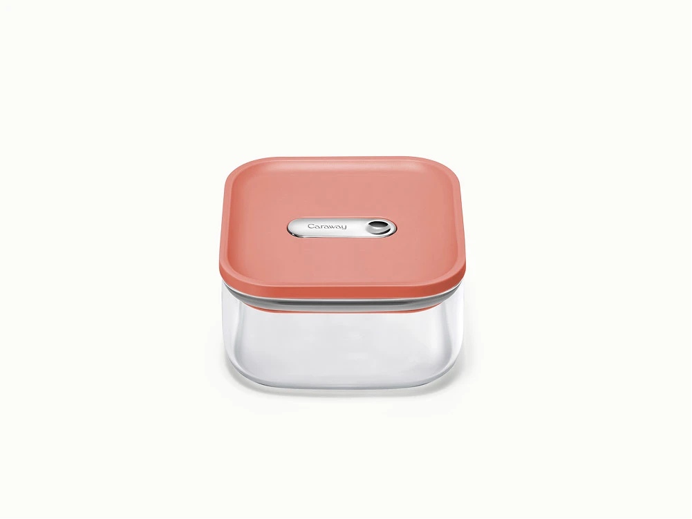 Small Glass Airtight Container - Perracotta - Hero