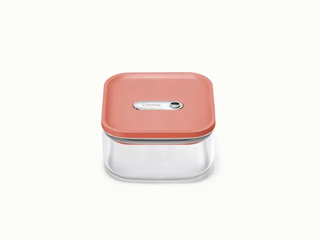 Small Glass Airtight Container - Perracotta - Hero
