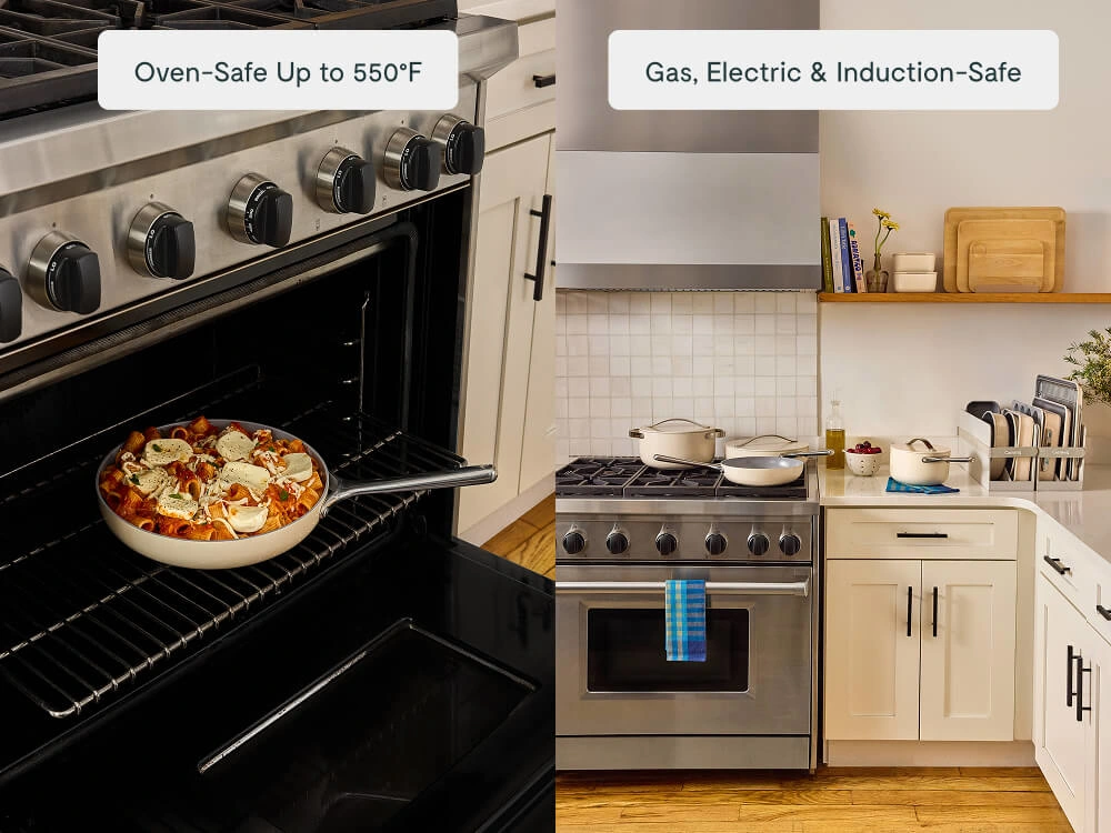 Ceramic Sauté Pan - Stovetop Oven Lifestyle - Oven vs Gas Electric Induction