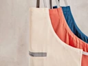 Linen Apron - All Colors - Cream Perracotta Navy