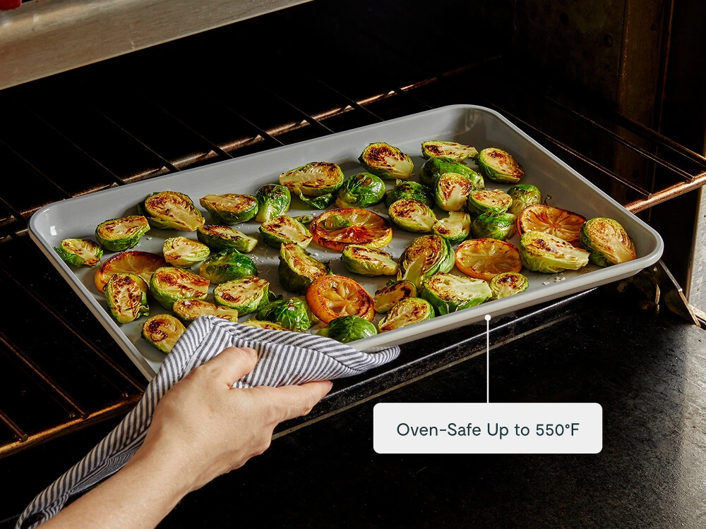 Medium Baking Sheet - Gray - Oven Lifestyle