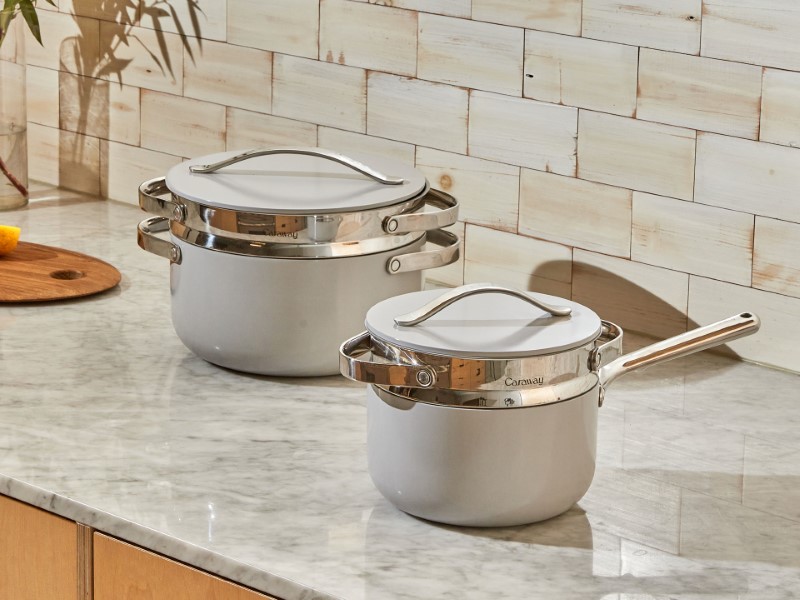 Steamer Duo - Stainless Steel - Cookware On Counter