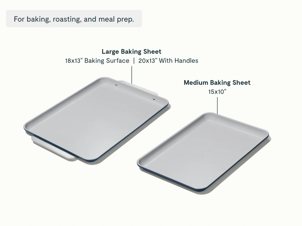 Baking Sheet Duo - Navy - Detail