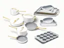 Ceramic Deluxe Cook & Bake Set - White - Hero
