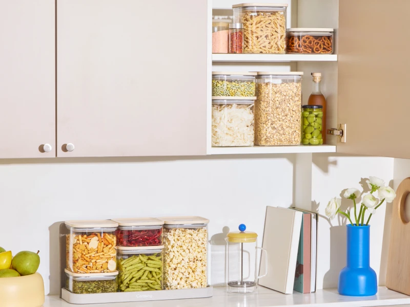 Airtight - Family - Set - Cream - Cabinet - Lifestyle