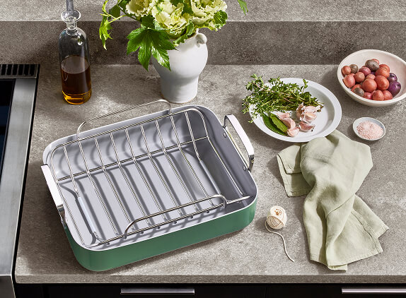 Ceramic Grill Pan | Grill Pan for Stove | Non Stick Grill Pan