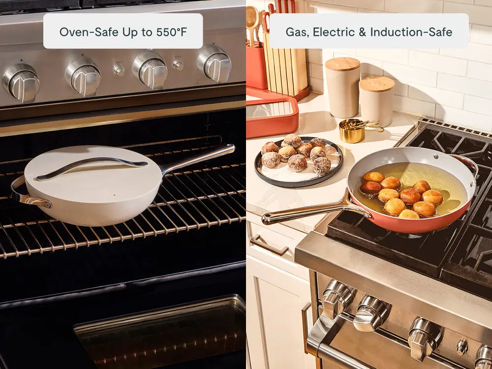 Ceramic Stir Fry Pan - Stovetop Oven Lifestyle