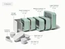 Food Storage Set - Mist - Detail