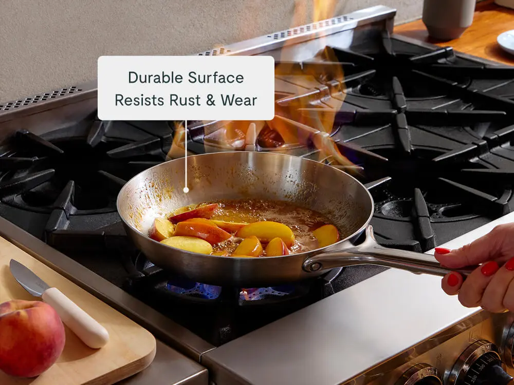 Mini Fry Pan - Stainless Steel - Durability Lifestyle