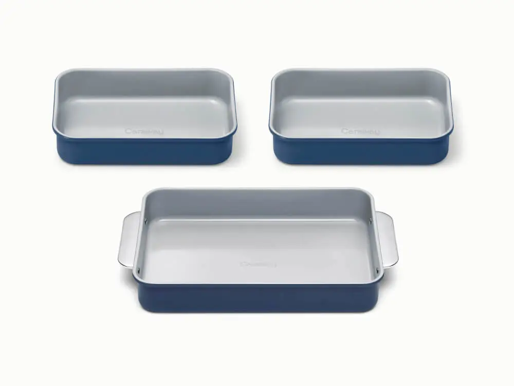 Rectangle Pan Trio - Navy - Hero