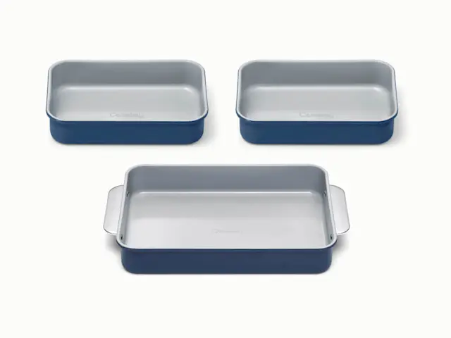 Rectangle Pan Trio - Navy - Hero