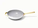 Ceramic Stir Fry Pan - White - Hero
