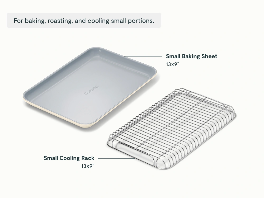 Small Baking & Cooling Duo - Cream - Detail