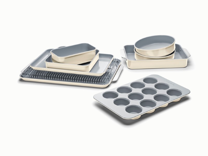 11 Piece Bakeware Set - Cream - Hero