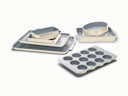 11 Piece Bakeware Set - Cream - Hero