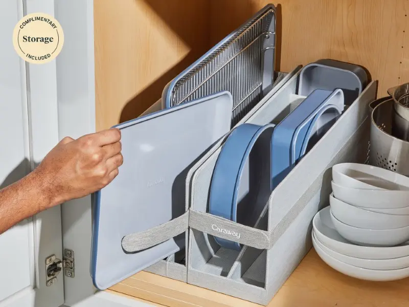 11 Piece Bakeware Set - Slate - Complimentary Storage