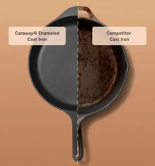 Enameled Cast Iron Skillet