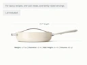 Ceramic Sauté Pan - Cream - Detail