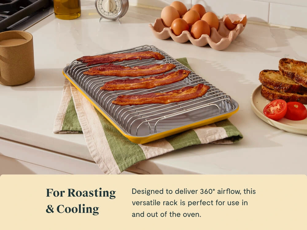 Small Cooling Rack - Marigold Bakeware Lifestyle