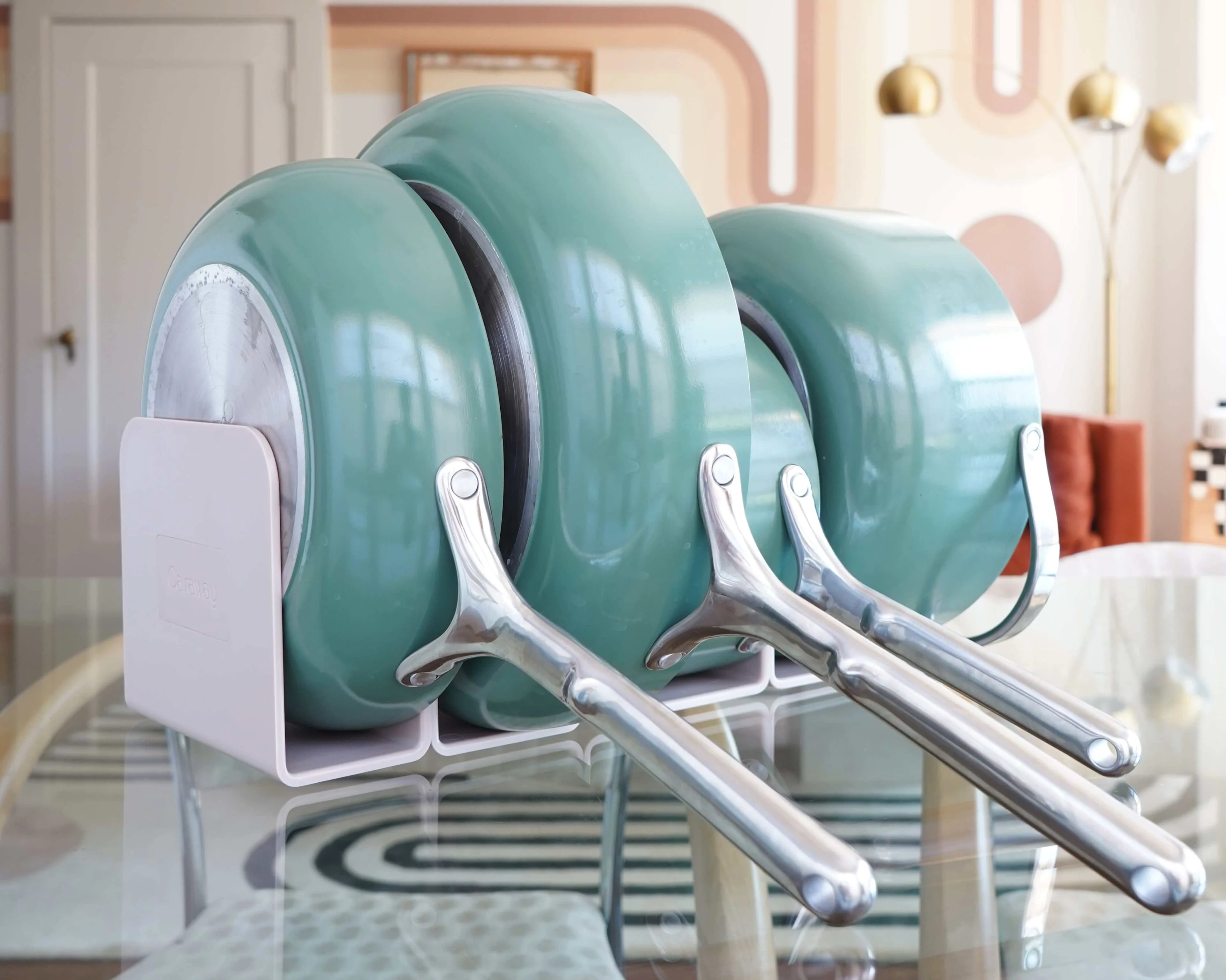 Ceramic Cookware Set - In Storage Organizer