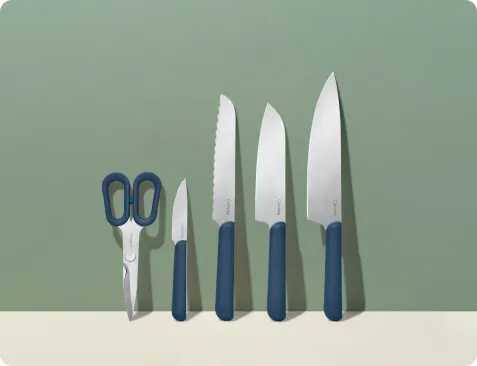 Knife Set - Navy - Navigation