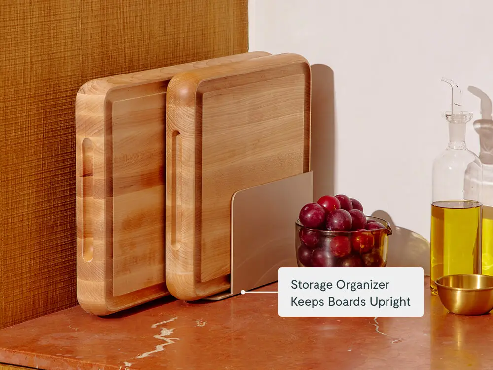 Prep & Serve Butcher Block Set - Storage Organizer