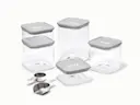 Glass Airtight Container Set - Gray - Hero