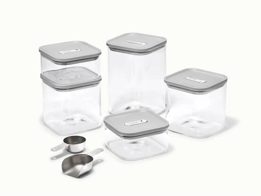 Glass Airtight Container Set - Gray - Hero