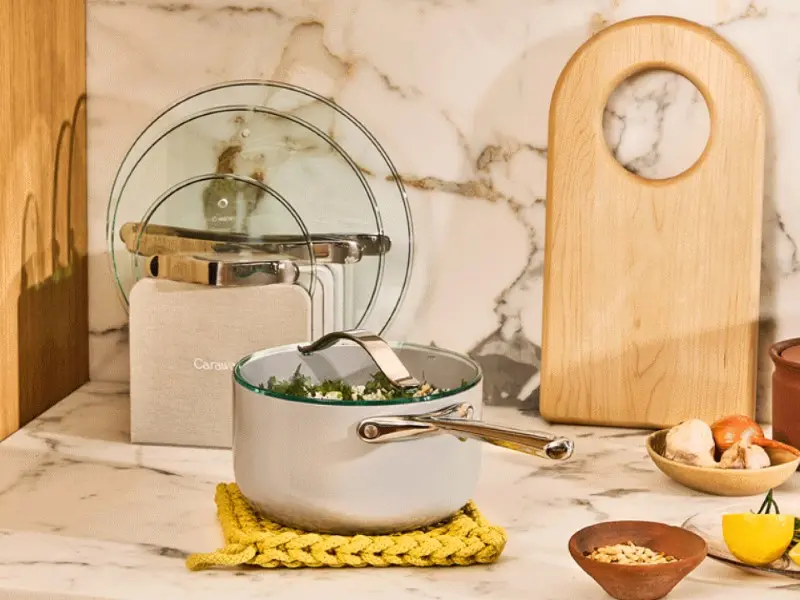 Glass Lid - 8 inch - Ceramic Cookware and Lid Organizer