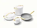 Ceramic Cookware+ Set - White - Hero