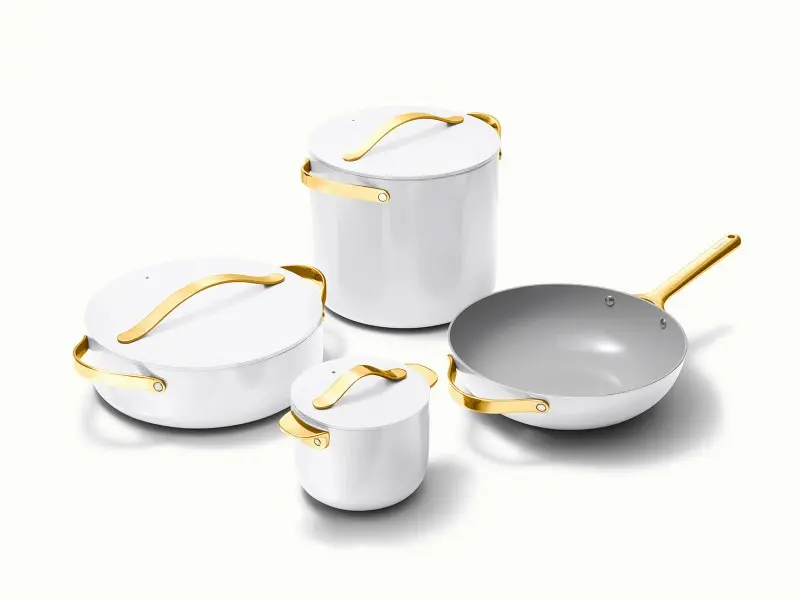 Ceramic Cookware+ Set - White - Hero