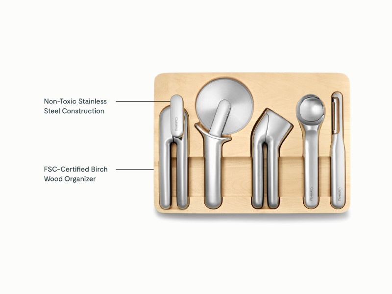 Kitchen Gadgets Set - Stainless Steel - Detail