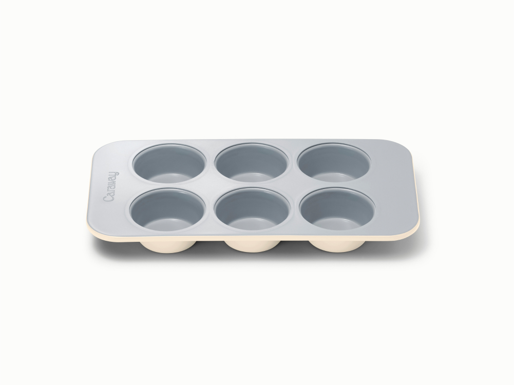 6 Cup Muffin Pan - Cream - Hero