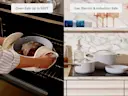 Ceramic Cookware Set - Gray - Stovetop Oven Lifestyle