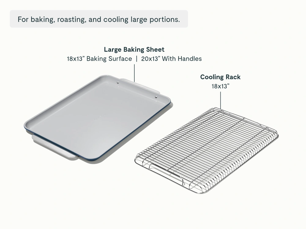 Baking & Cooling Duo - Navy - Detail