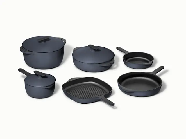 Enameled Cast Iron Set & Mini Duo - Midnight Blue - Hero