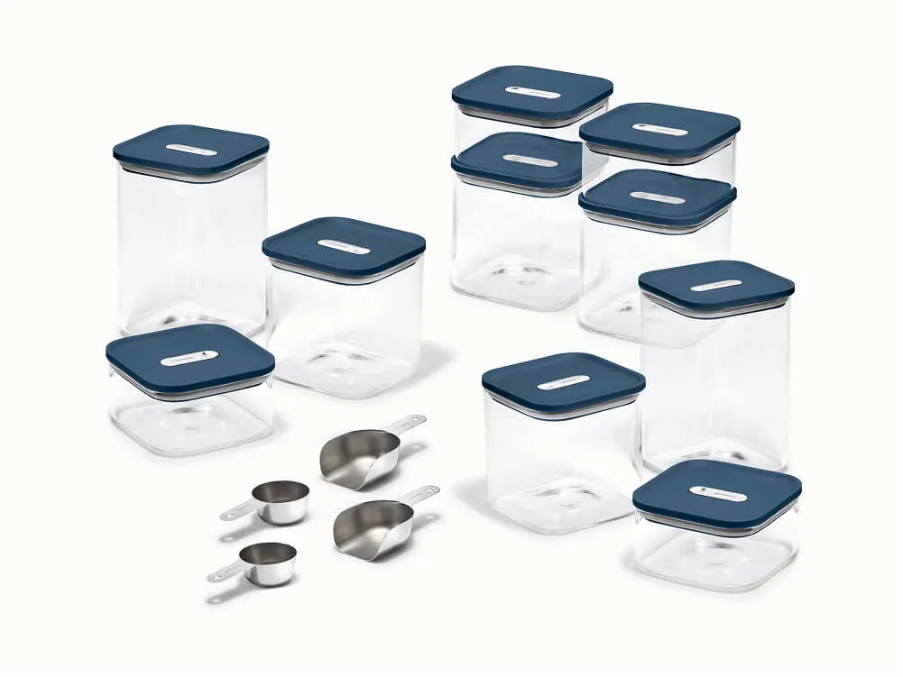 Ultimate Glass Airtight Storage Set - Navy - Hero