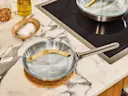 Iconics Glass Lid - 8 inch - With Stainless Steel Cookware