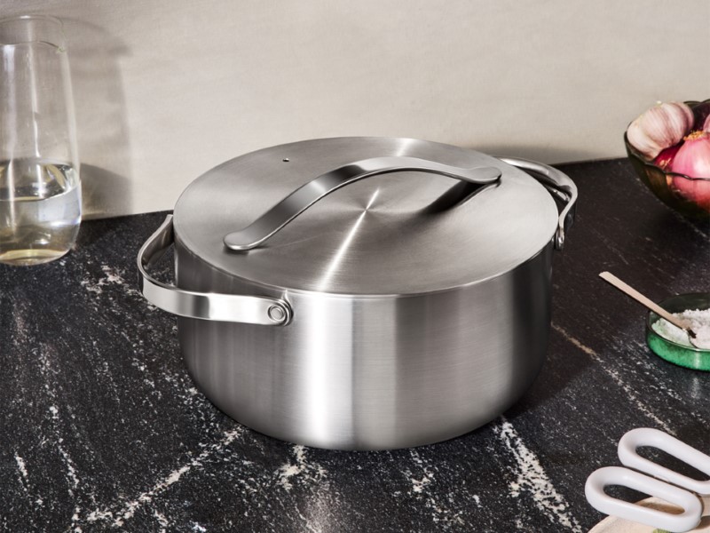 Dutch Oven - Stainless Steel - Lifestyle on Countertop