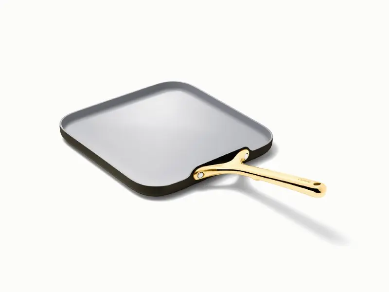 Square Griddle Pan - Black - Hero