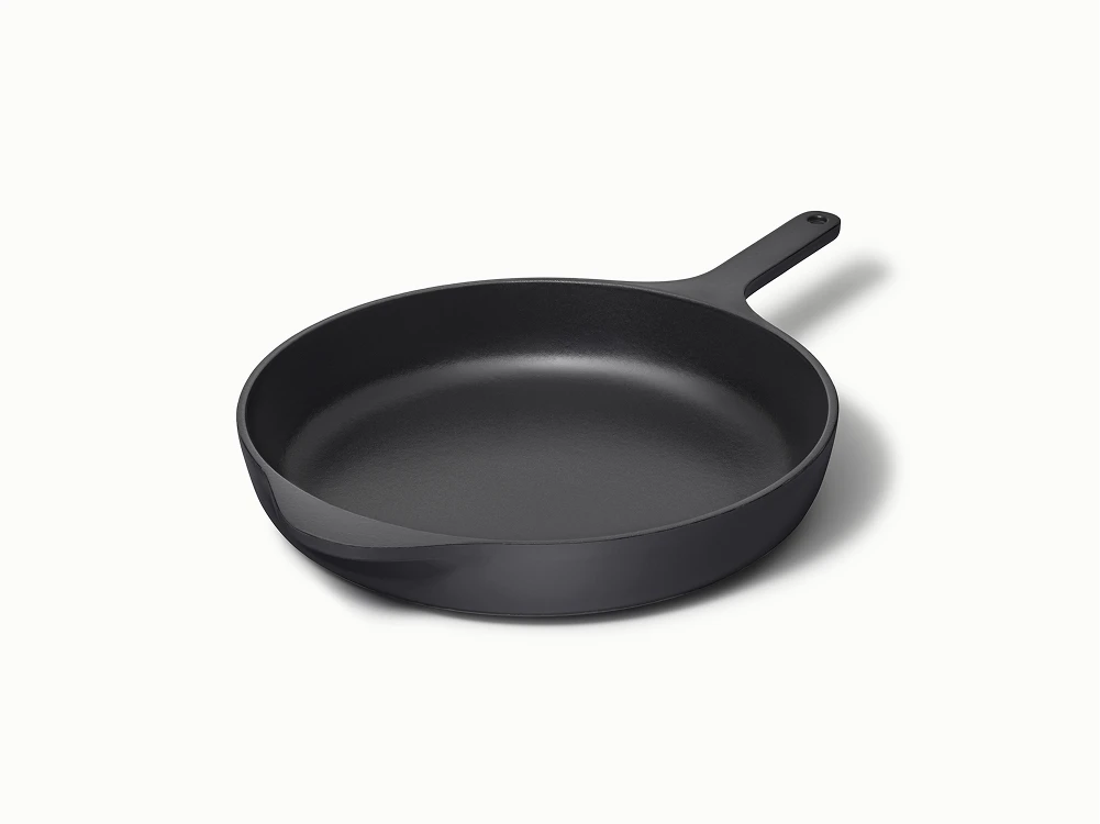 Enameled Cast Iron Large Skillet - Charcoal - Hero