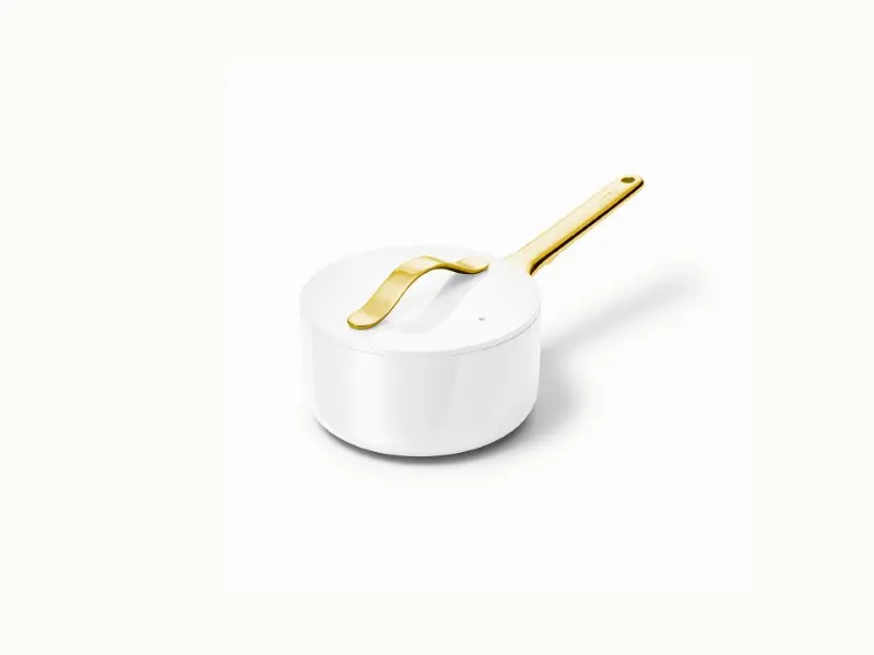 Mini Sauce Pan - White - Hero