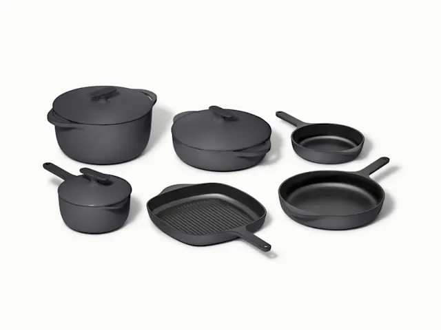 Enameled Cast Iron Set & Mini Duo - Charcoal - Hero