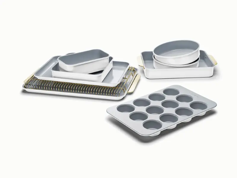 11 Piece Bakeware Set - White - Hero