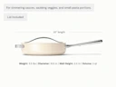 Small Sauté Pan - Cream - Detail