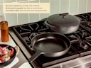 Enameled Cast Iron Skillet & Braiser Duo - Charcoal - Non-Toxic All-Stovetop Compatible