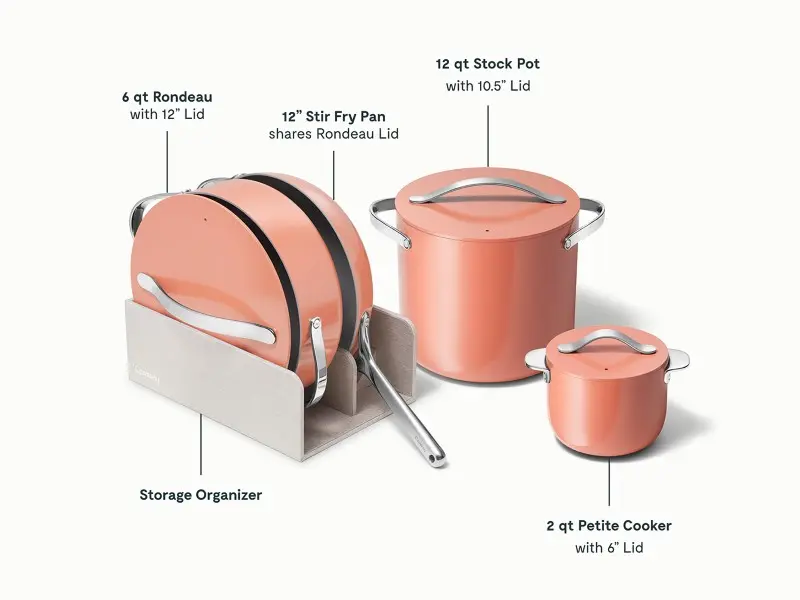 Ceramic Cookware+ Set - Perracotta - Detail