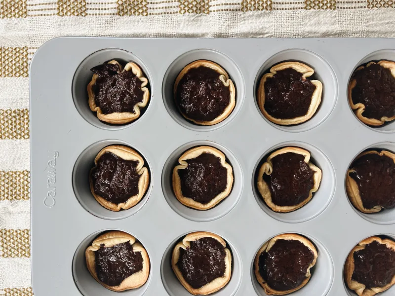 Holiday Mini Pies - Chocolate Filling 2