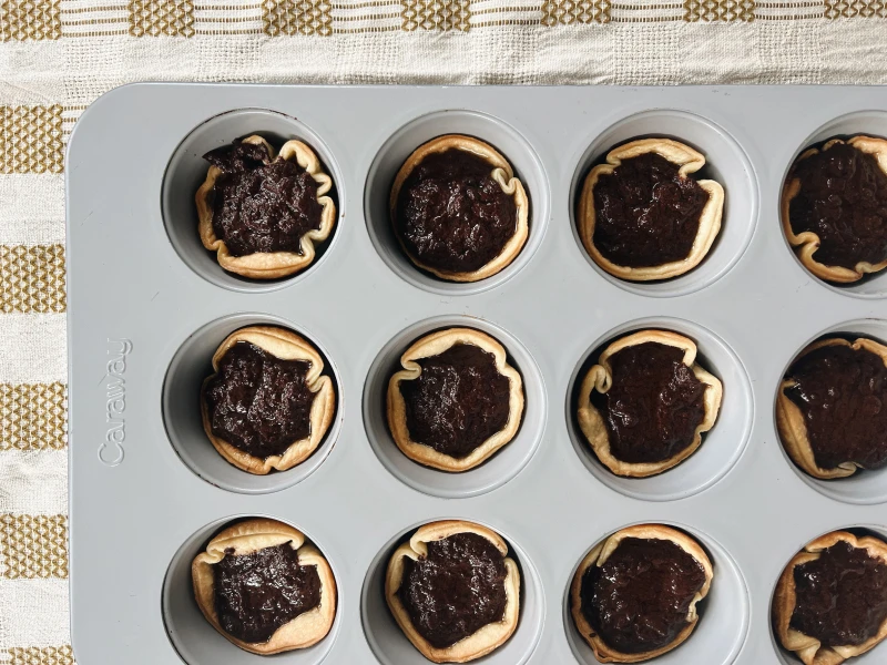 Holiday Mini Pies - Chocolate Filling 2