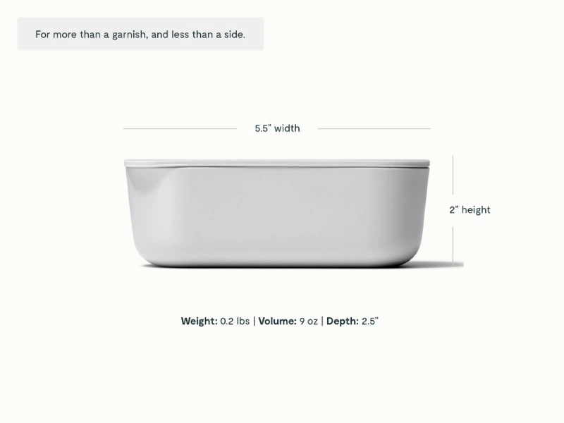 Dash Container - BPA-Free Plastic - Detail
